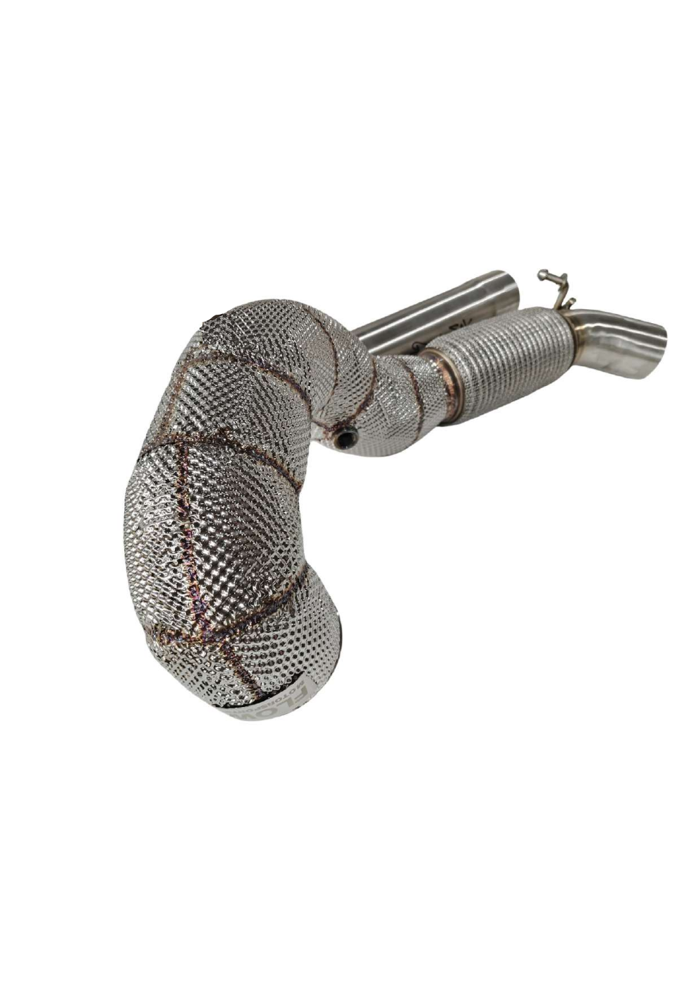 FLOW 4” FWD Race Downpipe – MQB EA888 Gen 3 (VW GTI Mk7/7.5, Audi A3 FWD, Skoda, SEAT)