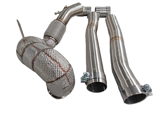 FLOW 4" AWD RACE DOWNPIPE - VW MK7 & 7.5 GOLF R