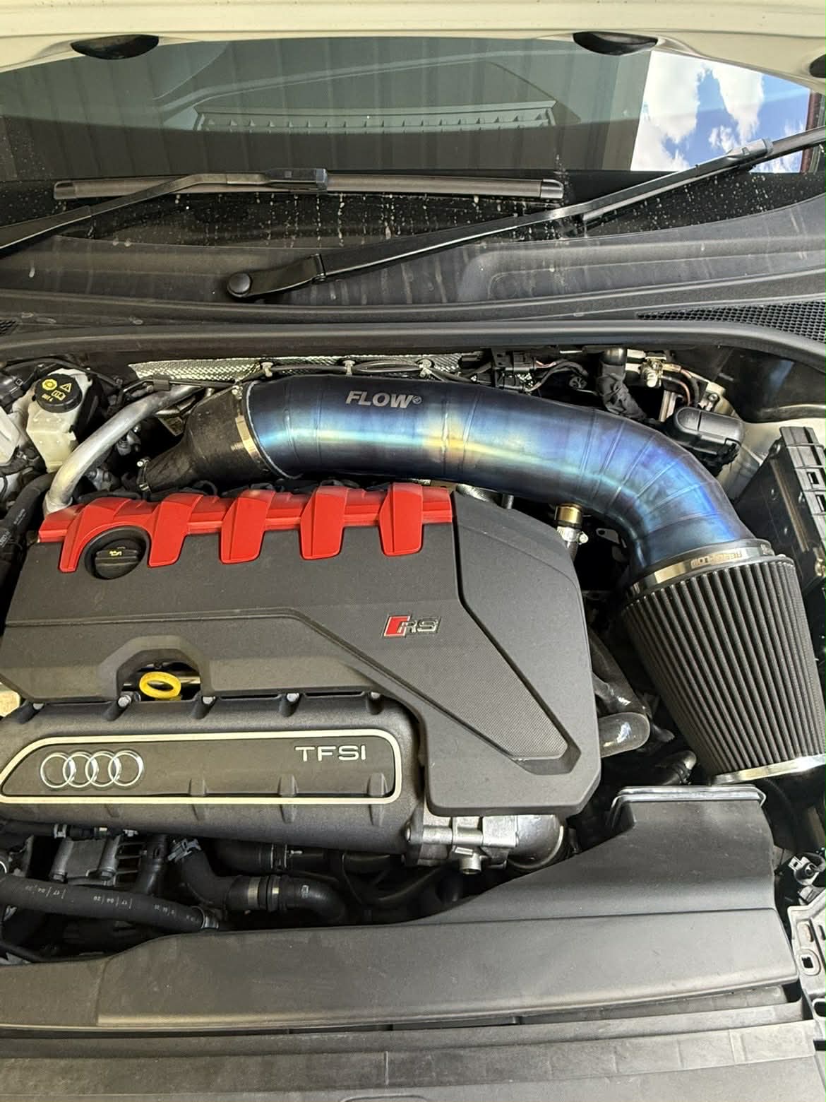 FLOW 5” Titanium RS3 Intake System – Audi RS3 8V / 8Y
