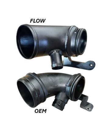 FLOW 3” Turbo Elbow – MQB EA888 Gen 3 (VW Golf R / GTI Mk7 & Mk7.5, Audi S3 8V, A3, Skoda, SEAT)