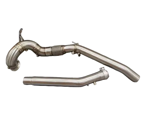 FLOW 3.5' Race Downpipe MK8 Golf R / 8Y S3