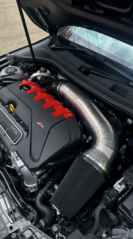 FLOW 5” Titanium RS3 Intake System – Audi RS3 8V / 8Y