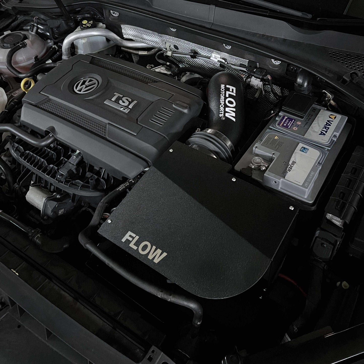FLOW 3.5” Cold Air Intake Kit V2 – MQB 1.8T / 2.0T (VW Golf R & GTI Mk7/7.5, Audi S3 8V, A3, Tiguan, Passat)
