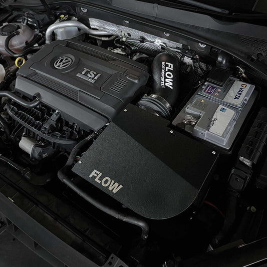 FLOW 3.5” Cold Air Intake Kit V2 – MQB 1.8T / 2.0T (VW Golf R & GTI Mk7/7.5, Audi S3 8V, A3, Tiguan, Passat)