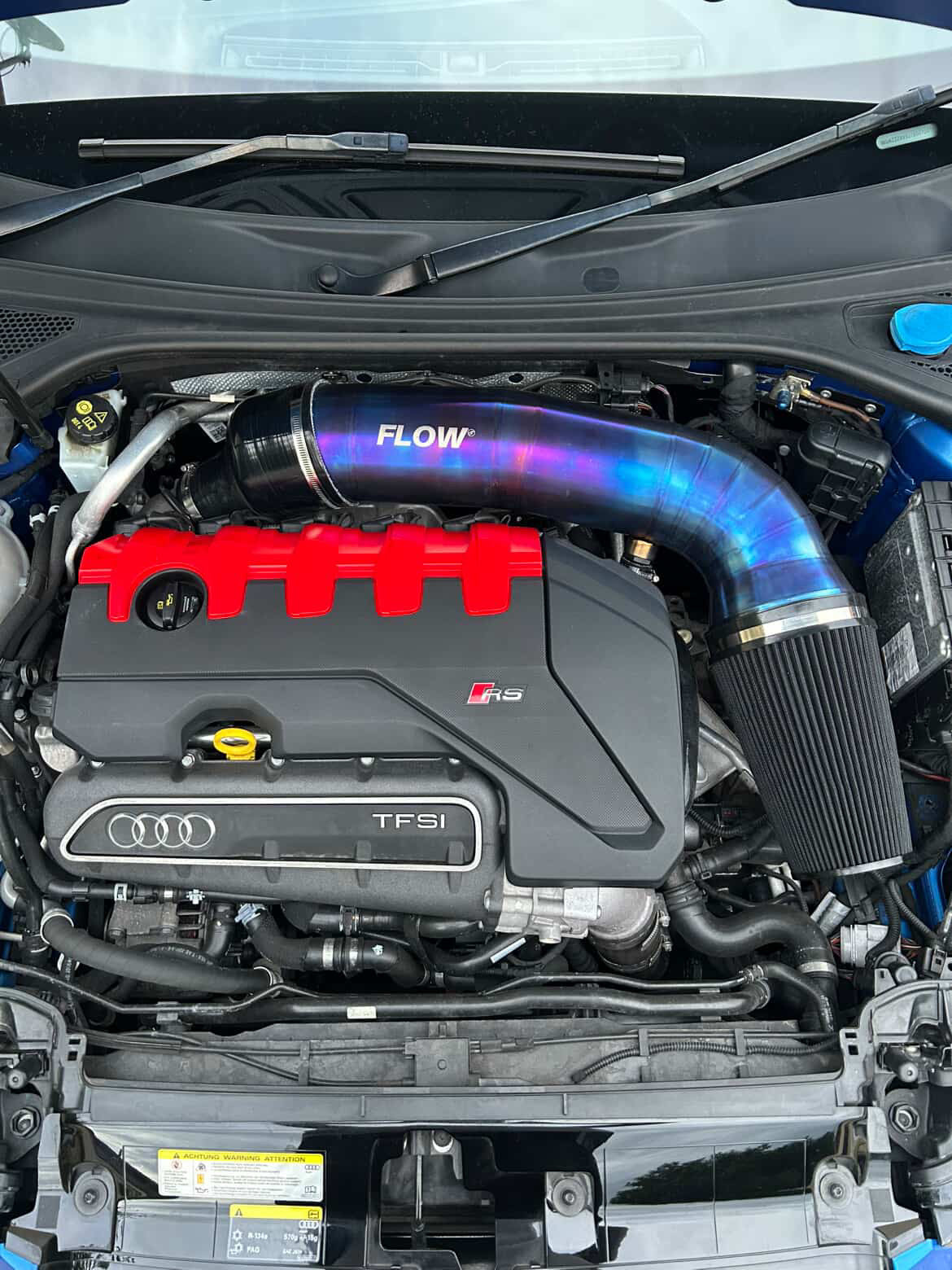 FLOW 5” Titanium RS3 Intake System – Audi RS3 8V / 8Y
