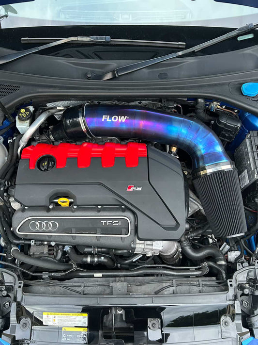FLOW 5” Titanium RS3 Intake System – Audi RS3 8V / 8Y