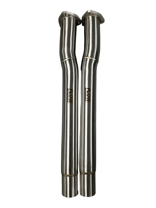 FLOW MOTORSPORTS - High Flow Mid pipes, Audi TTRS 8S & Audi RS3 8V & 8V.5