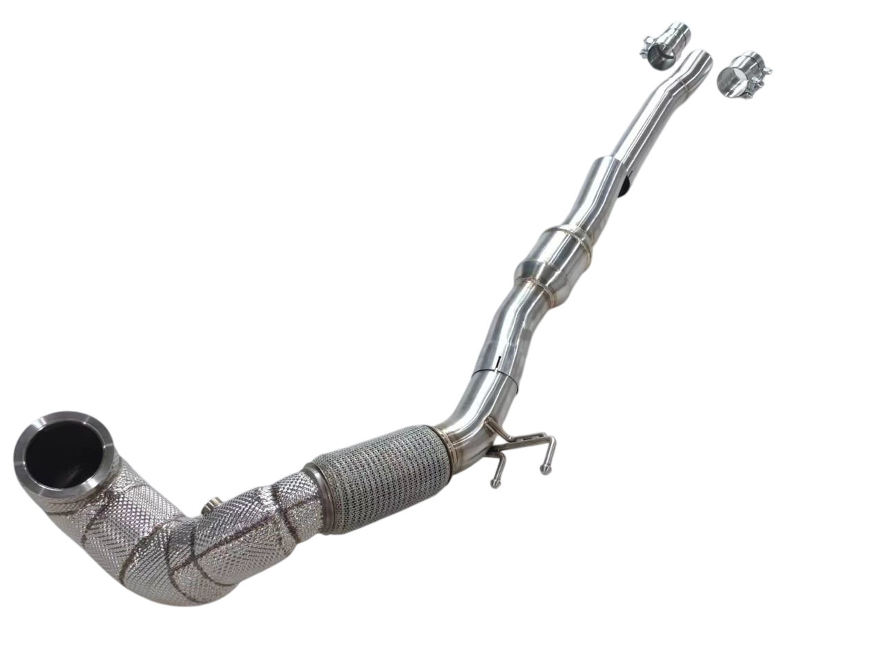 FLOW 4" AWD CATTED DOWNPIPE - VW MK7 & 7.5 GOLF R